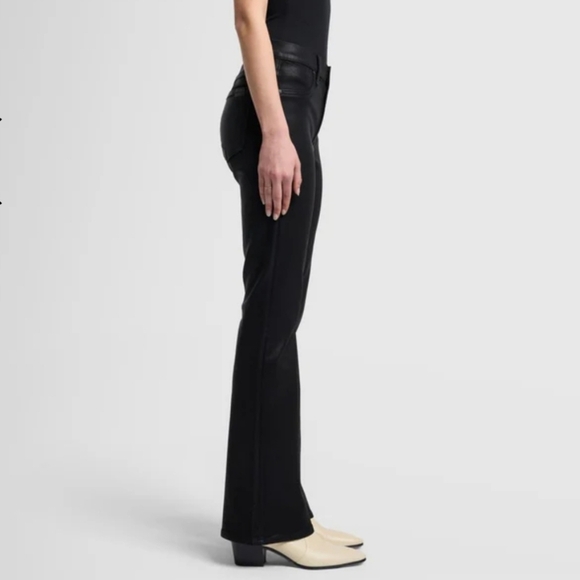 NWT 7 For All Mankind Tailorless Coated Bootcut Jeans sz. 25 High Waist - Picture 3 of 13